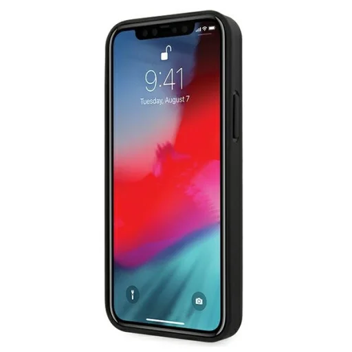 iPhone 12/ 12 Pro Guess V-Quilted GUHCP12MPUVQTMLBK fekete - 3