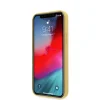 iPhone 12 mini Guess GUHCP12SLSLMGYE Metal Logo szilikon tok sárga thumbnail