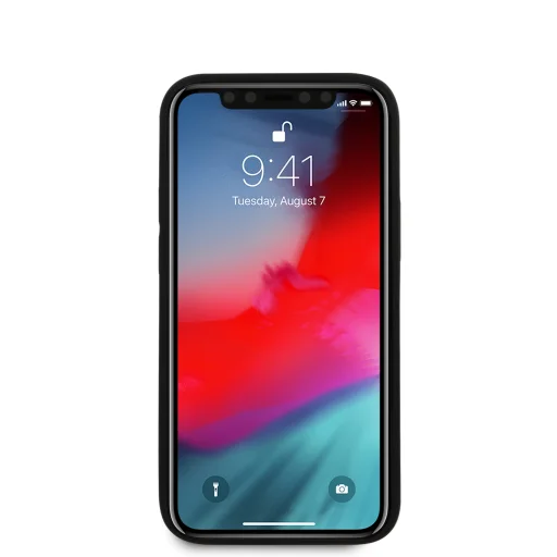 iPhone 12 mini Karl Lagerfeld KLHCP12SSAKICKCSL K C Heads Saffiano tok szürke - 2