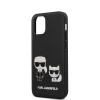 Karl Lagerfeld KLHCP12SPCUSKCBK Karl Choupette PU tok iPhone 12 mini fekete thumbnail