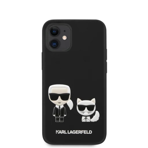 Karl Lagerfeld KLHCP12SPCUSKCBK Karl Choupette PU tok iPhone 12 mini fekete - 4