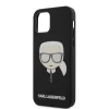 iPhone 12/ 12 Pro Karl Lagerfeld KLHCP12MGLBK Glitter Head tok fekete thumbnail