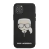 iPhone 12/ 12 Pro Karl Lagerfeld KLHCP12MGLBK Glitter Head tok fekete thumbnail