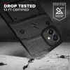 iPhone 12 Mini Zizo Bolt katonai minősítésű ütésálló tok övcsipesszel + üvegfólia fekete thumbnail