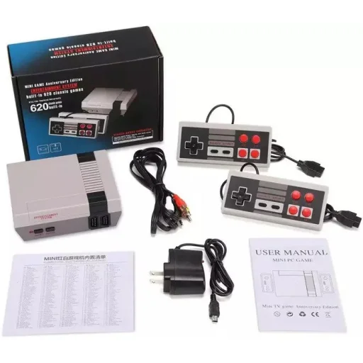 Játékkonzol 8-BIT AV 620 2x kontroller - 1