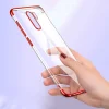 Clear Color Electroplating TPU gél tok Xiaomi Mi 9T / Xiaomi Mi 9T Pro piros thumbnail