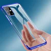 Clear Color Electroplating TPU gél tok Samsung A71 fekete thumbnail