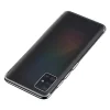 Clear Color Electroplating TPU gél tok Samsung A51 fekete thumbnail