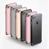 Clear Color Electroplating TPU gél tok iPhone 7/8/SE 2020 fekete thumbnail