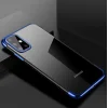 Clear Color Electroplating TPU gél tok Samsung A41 kék thumbnail