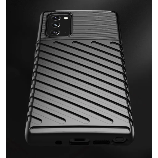 Samsung Note 20 Thunder fokozott védelmet biztosító flexibilis TPU tok kék - 7