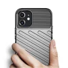 iPhone 12 mini Thunder fokozott védelmet biztosító flexibilis TPU tok fekete thumbnail