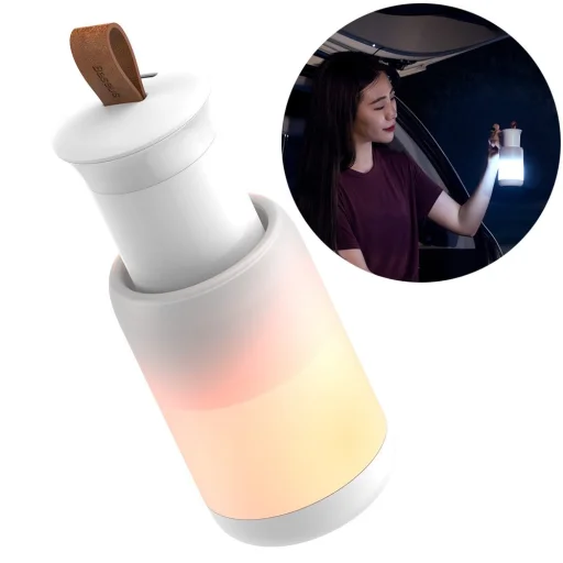 Baseus vezeték nélküli mágneses hordozható lámpa fehér (CRYJD01-A02) - 1