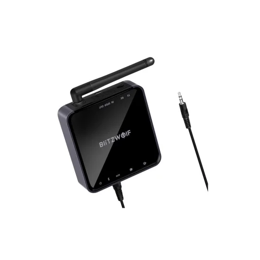 Blitzwolf BW-BR4 Bluetooth 5.0 audio adapter fekete - 1