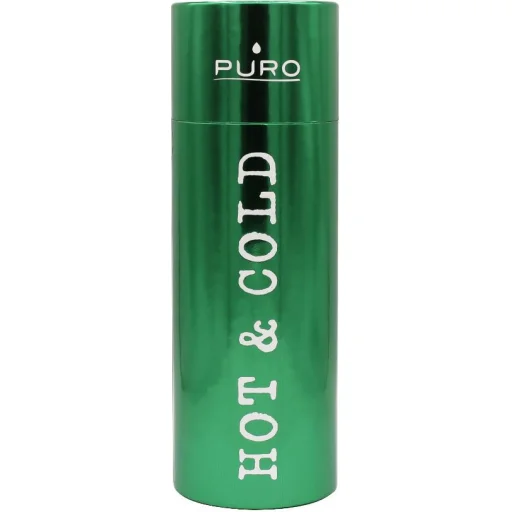 Puro Hot-Cold Thermal rozsdamentes acél vizesüveg, kulacs 500ml (Metallic Dark Green) - 4