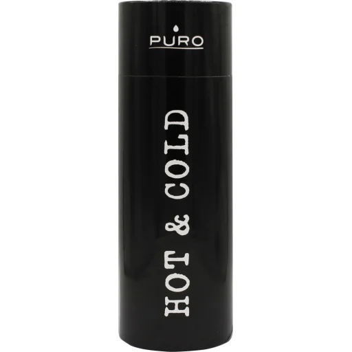 Puro Hot-Cold Thermal rozsdamentes acél vizesüveg, kulacs 500ml (Shiny Black) - 3
