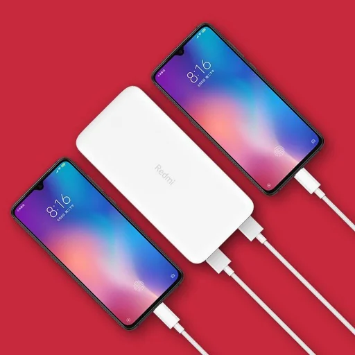 Xiaomi Redmi Powerbank 2xUSB 18W 20000mAh fekete (VXN4304GL) kifutó termék - 8