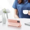 iPhone 12 mini Dux Ducis Skin X fliptok pink thumbnail
