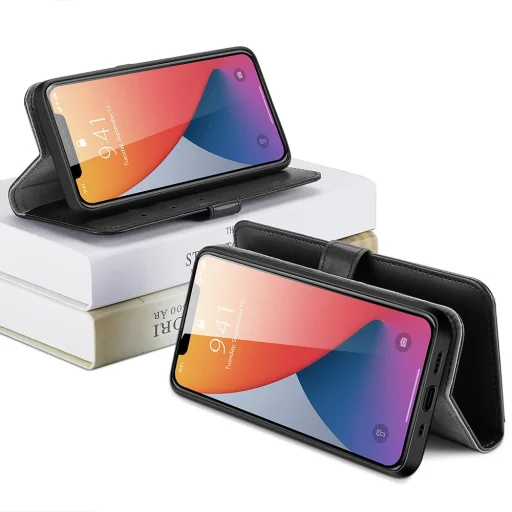 iPhone 12 mini Dux Ducis Kado fliptok fekete - 7