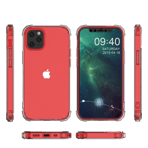 iPhone 12 mini Wozinsky Anti Shock fokozott védelmet nyújtó tok átlátszó - 3