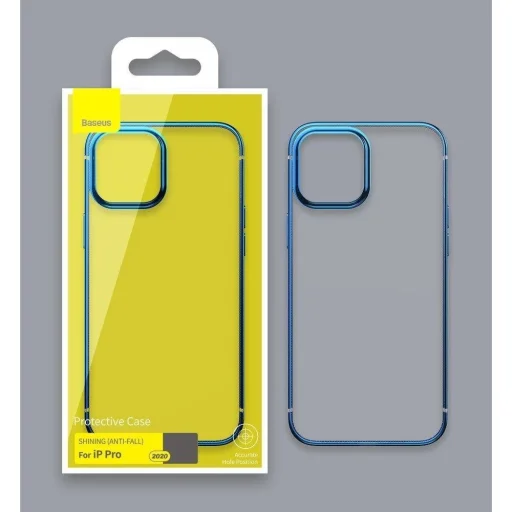 Baseus Shining flexibilis gél tok iPhone 12/ 12 Pro ezüst (ARAPIPH61N-MD0S) - 11