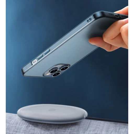 iPhone 12/ 12 Pro Baseus Frosted Glass tok fekete (WIAPIPH61P-WS01) - 13