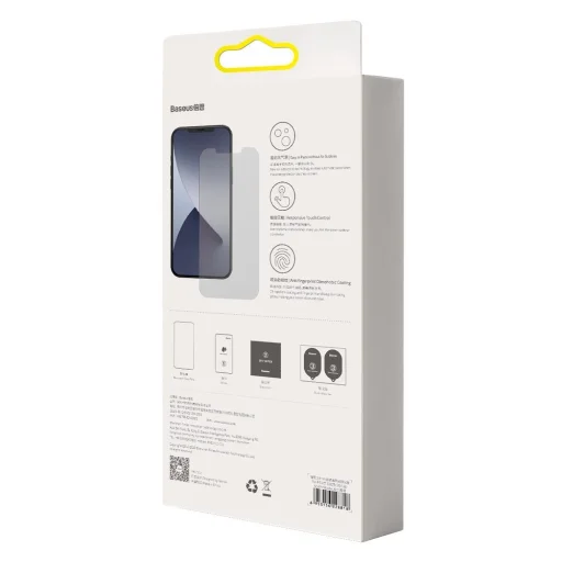 Baseus 2x 0.23 mm 9H Anti-Spy kijelzővédő üvegfólia iPhone 12/ 12 Pro (SGAPIPH61P-LK02) - 7