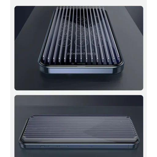 Baseus 2x 0.3 mm 9H Anti-Spy kijelzővédő üvegfólia iPhone 12 Pro MAX (SGAPIPH67N-LK02) - 10