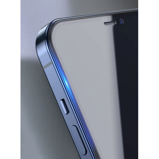 Baseus 2x 0.3 mm 9H Anti-Spy kijelzővédő üvegfólia iPhone 12 Pro MAX (SGAPIPH67N-LK02) - 12