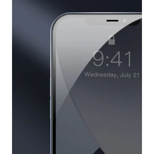 Baseus 2x 0,23 mm kijelzővédő üvegfólia iPhone 12 Pro MAX fekete (SGAPIPH67N-PE01) - 9