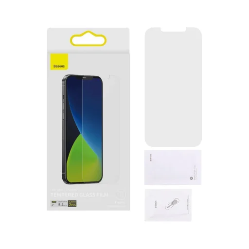 iPhone 12 mini Baseus 2x 0,25 mm kijelzővédő üvegfólia (SGAPIPH54N-LM02) - 3