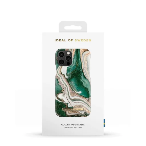 iDeal of Sweden tok IPHONE 12 / 12 PRO Golden Jade Marble - 3