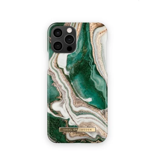 iDeal of Sweden tok IPHONE 12 / 12 PRO Golden Jade Marble - 1