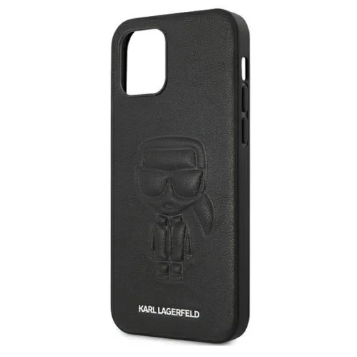 Karl Lagerfeld KLHCP12MPCUIKBK Ikonik Outline PU tok iPhone 12/ 12 Pro fekete - 5