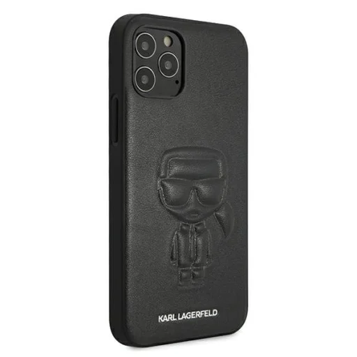 Karl Lagerfeld KLHCP12MPCUIKBK Ikonik Outline PU tok iPhone 12/ 12 Pro fekete - 4
