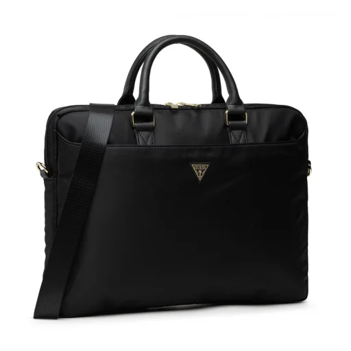 Guess GUCB15NTMLBK 16'' Nylon Triangle laptop táska fekete - 3