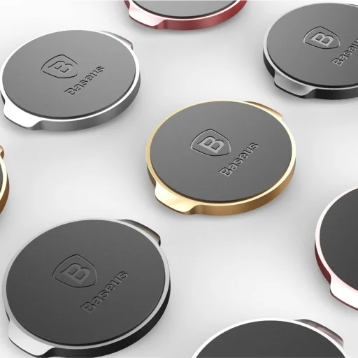 Baseus Small Ears Öntapadós mágneses autós telefontartó fekete (SUER-C01) - 11