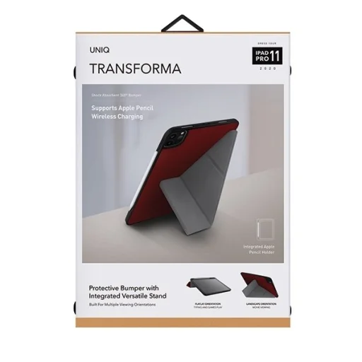 UNIQ Transforma Rigor tok iPad Pro 11'' 2020 piros - 4