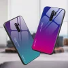 Gradient 9H üveghátlapú tok szilikon kerettel Xiaomi Redmi 9 pink thumbnail