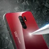 Gradient 9H üveghátlapú tok szilikon kerettel Xiaomi Redmi 9 pink thumbnail
