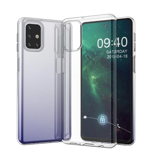 Ultravékony 0,5 mm TPU tok Samsung M31s átlátszó - 8