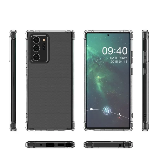 Wozinsky Anti Shock fokozott védelmet nyújtó tok Samsung Note 20 Ultra átlátszó - 4