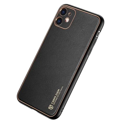 Dux Ducis Yolo TPU és PU bőr tok iPhone 11 fekete - 3