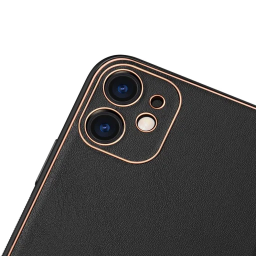 Dux Ducis Yolo TPU és PU bőr tok iPhone 11 fekete - 4