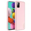 Dux Ducis Yolo TPU és PU bőr tok Samsung A71 pink thumbnail