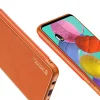 Dux Ducis Yolo TPU és PU bőr tok Samsung A71 narancssárga thumbnail