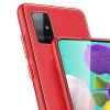 Dux Ducis Yolo TPU és PU bőr tok Samsung A51 piros thumbnail