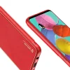 Dux Ducis Yolo TPU és PU bőr tok Samsung A51 piros thumbnail
