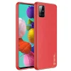 Dux Ducis Yolo TPU és PU bőr tok Samsung A51 piros thumbnail