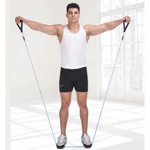 Wozinsky 5x otthoni edzéshez használható gumiszalag, edzőszalag hordtáskával (WRTS5-01) - 15